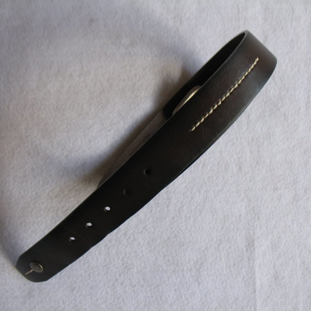 Penguin Brown Belt with Stitching - SZ 38 -NWT
